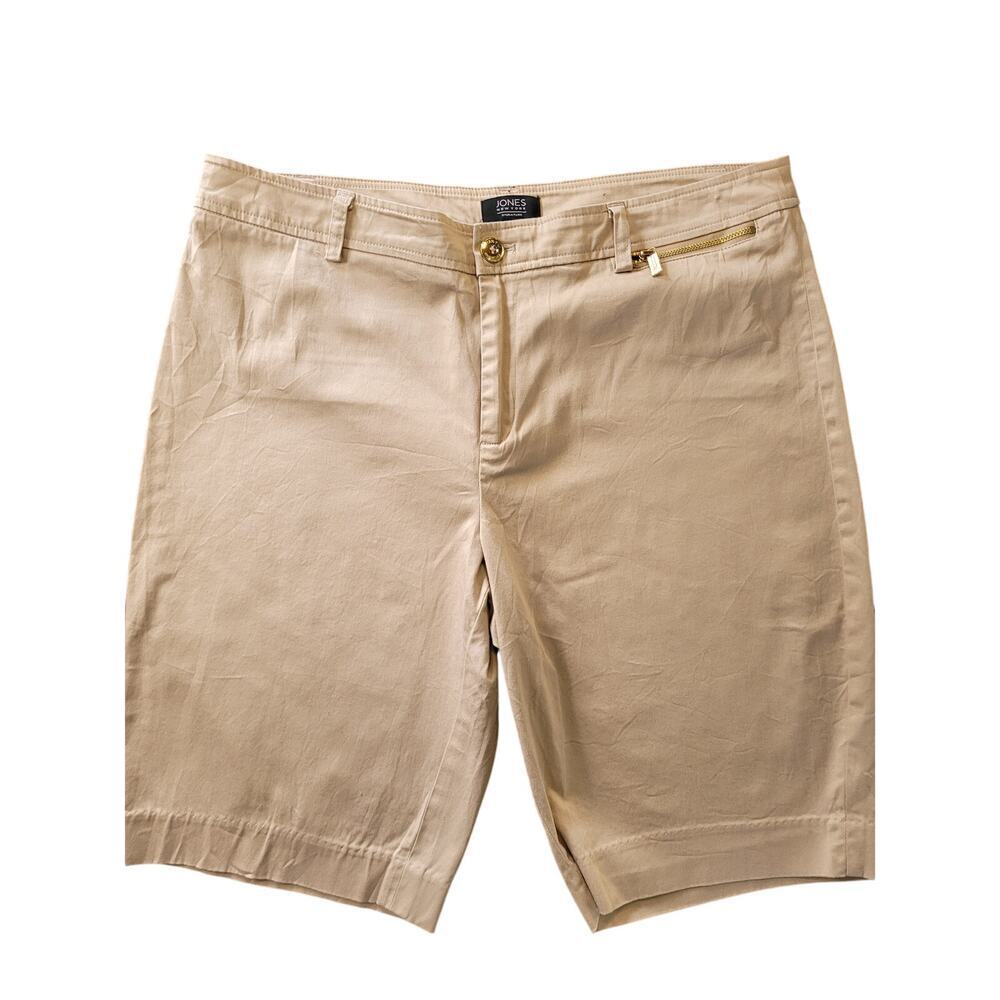 Jones New York Khaki Chino Shorts Sz 10‎